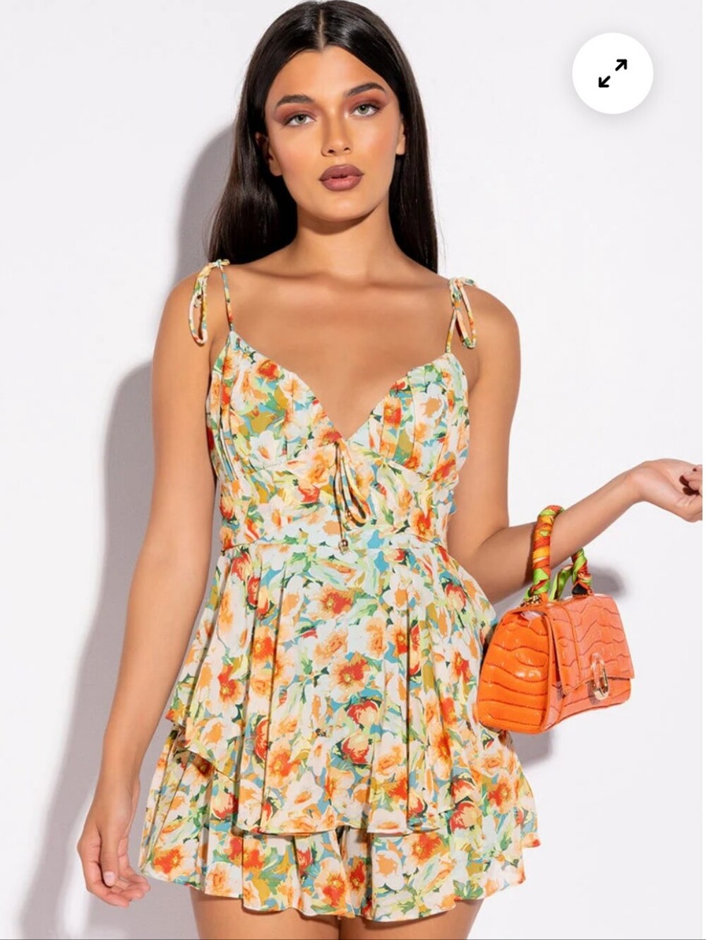 Akira Everything Ans More Floral Romper